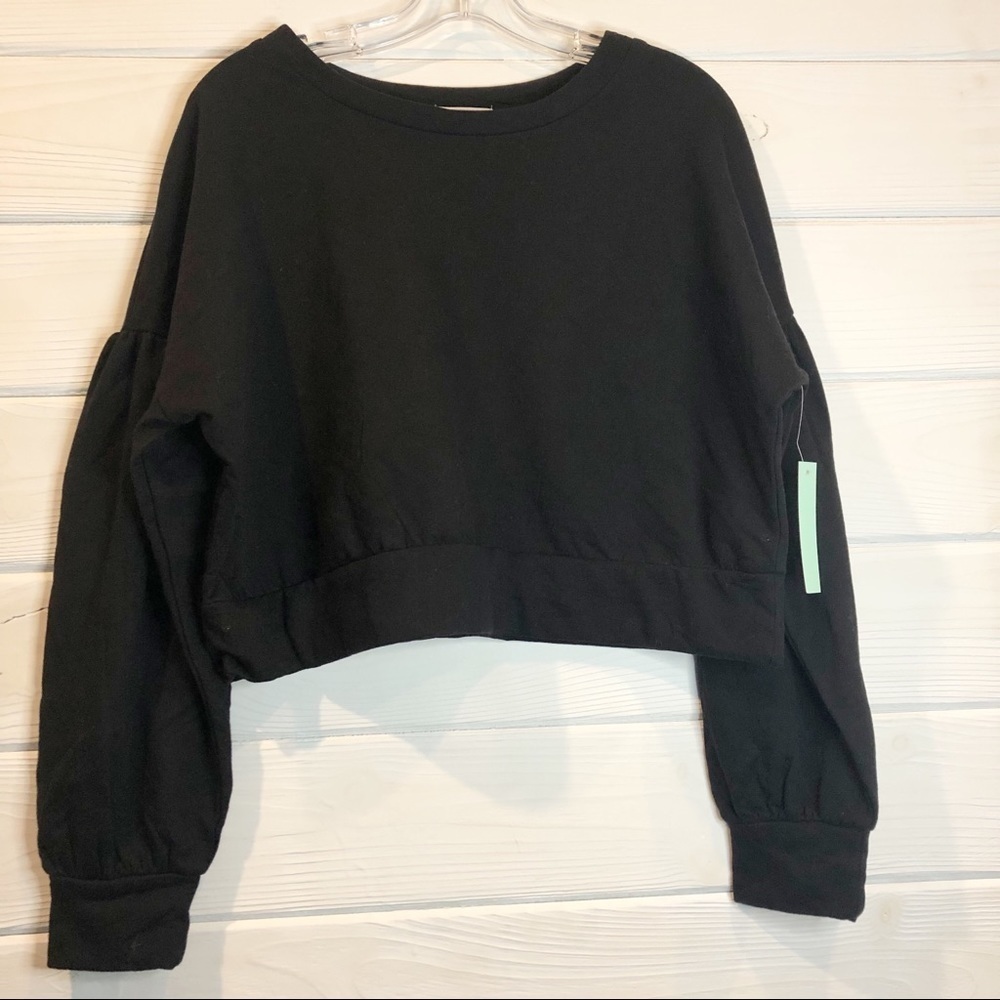 Abound Fleece Lined Drop Shoulder, Balloon Sleeve